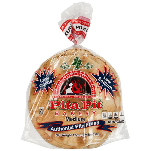 Authentic Pita whole wheat 18oz
